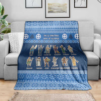 Greece Christmas Blanket The Twelve Gods Of Olympus - Wonder Print Shop