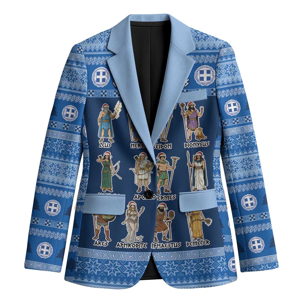 Greece Christmas Blazer The Twelve Gods Of Olympus - Wonder Print Shop