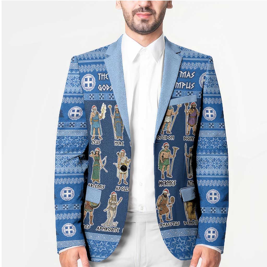 Greece Christmas Blazer The Twelve Gods Of Olympus - Wonder Print Shop