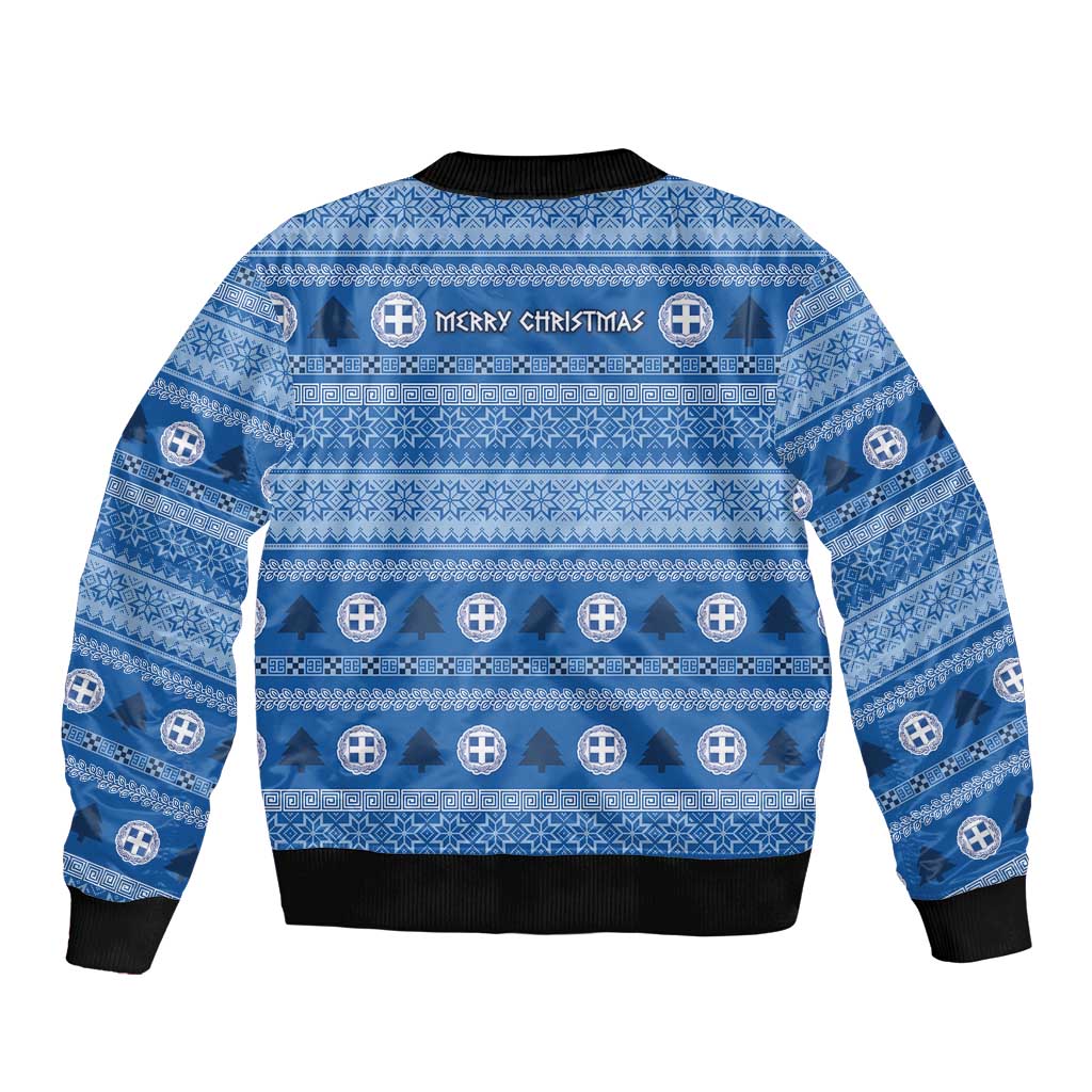 Greece Christmas Bomber Jacket The Twelve Gods Of Olympus - Wonder Print Shop