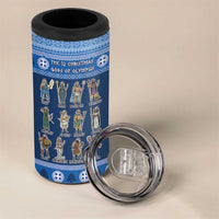 Greece Christmas 4 in 1 Can Cooler Tumbler The Twelve Gods Of Olympus - Wonder Print Shop