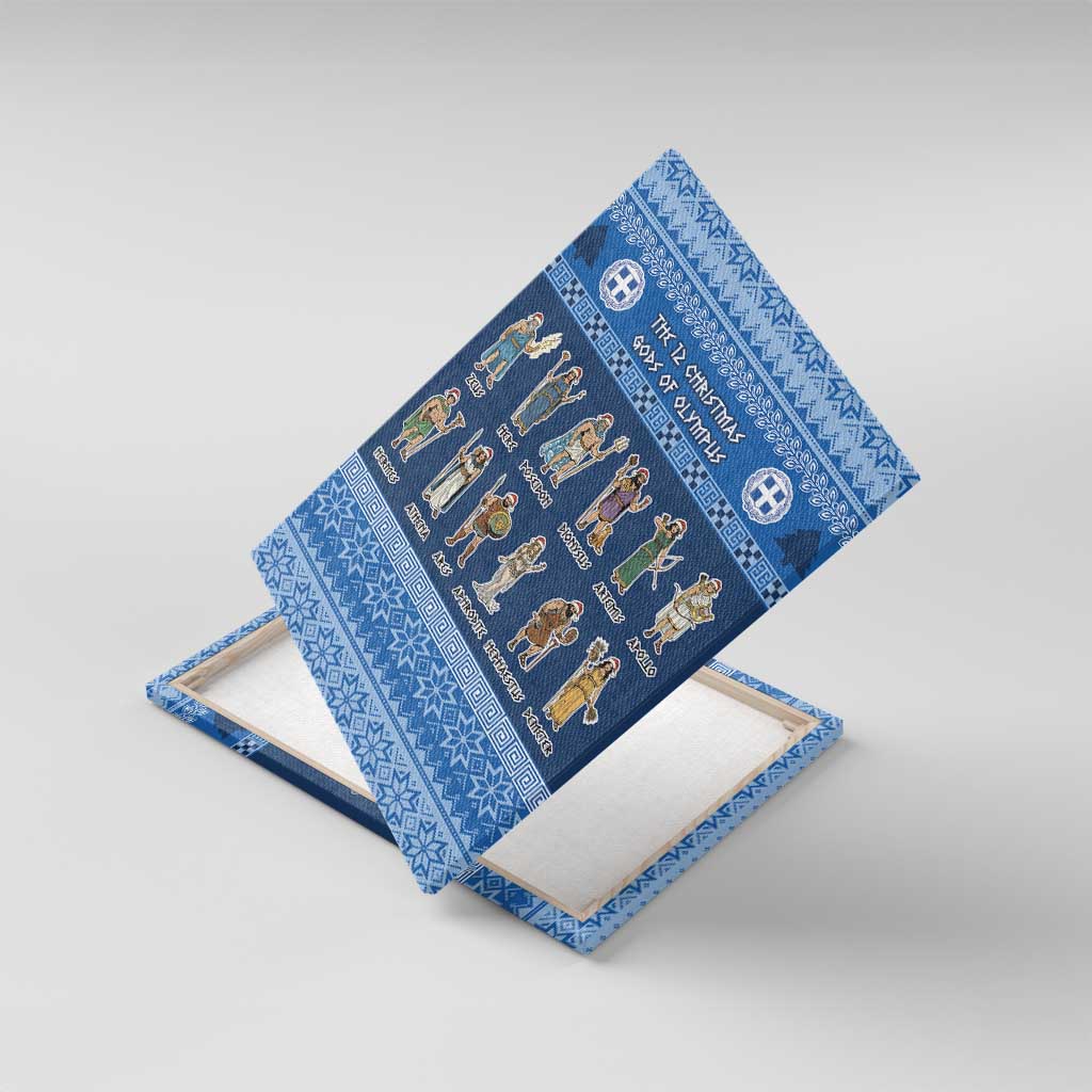 Greece Christmas Canvas Wall Art The Twelve Gods Of Olympus - Wonder Print Shop