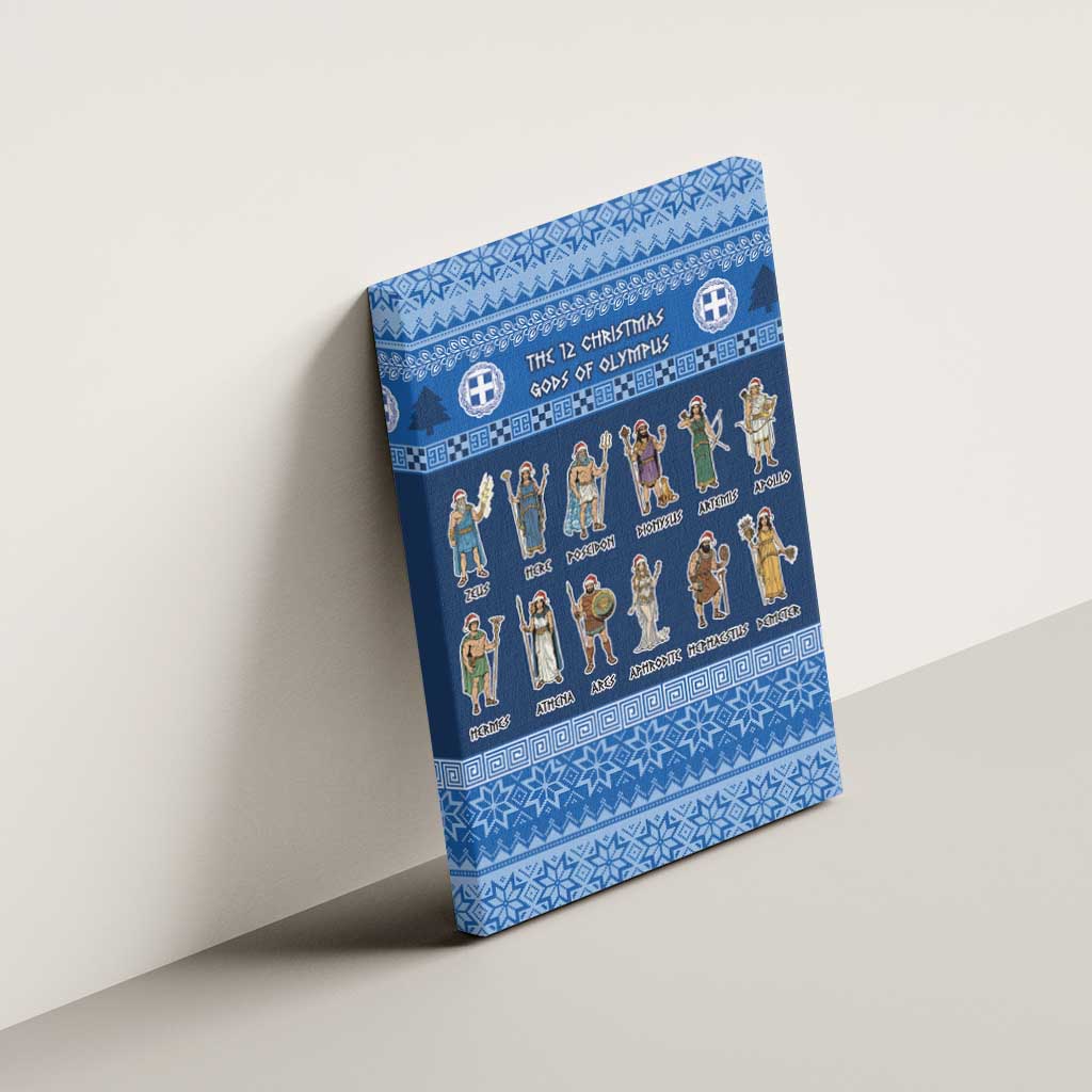 Greece Christmas Canvas Wall Art The Twelve Gods Of Olympus - Wonder Print Shop