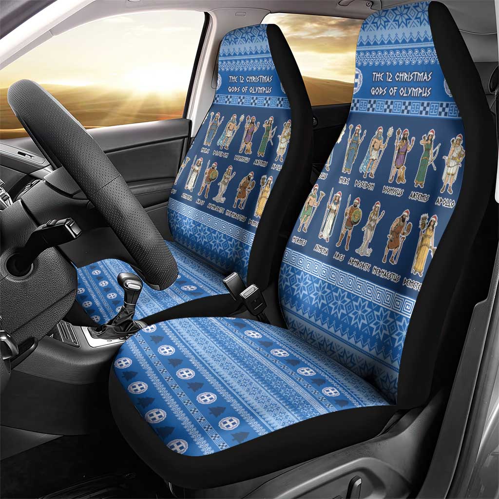 Greece Christmas Car Seat Cover The Twelve Gods Of Olympus - Wonder Print Shop
