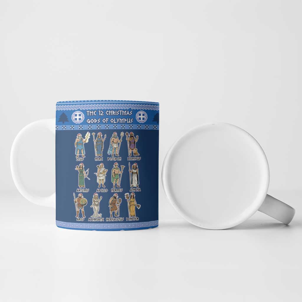 Greece Christmas Ceramic Mug The Twelve Gods Of Olympus - Wonder Print Shop