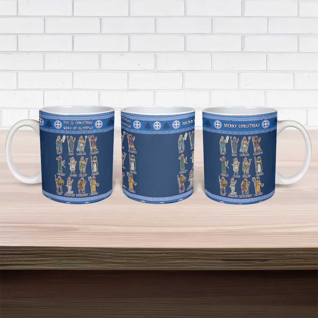 Greece Christmas Ceramic Mug The Twelve Gods Of Olympus - Wonder Print Shop