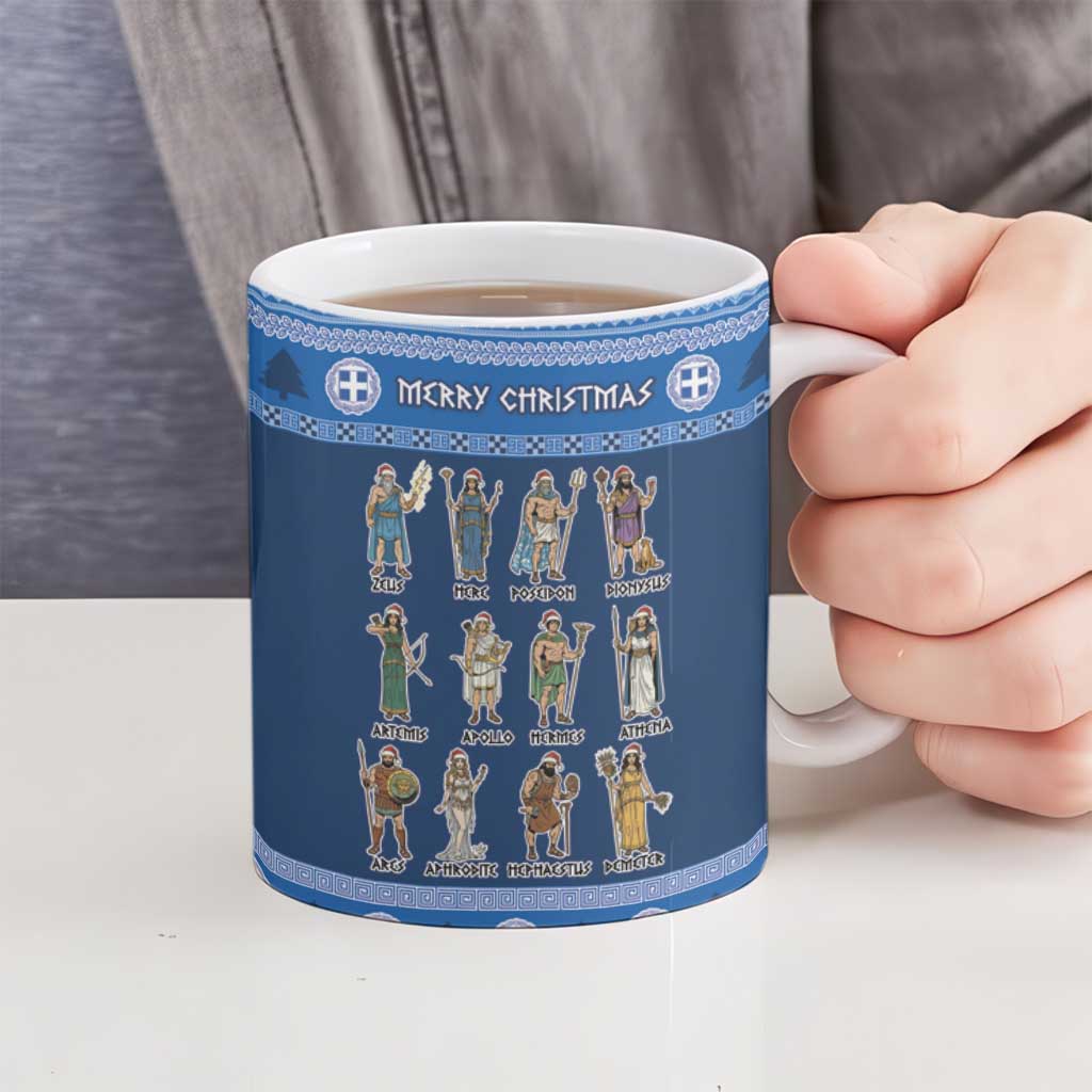 Greece Christmas Ceramic Mug The Twelve Gods Of Olympus - Wonder Print Shop