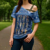 Greece Christmas Cross Shoulder Shirt The Twelve Gods Of Olympus - Wonder Print Shop