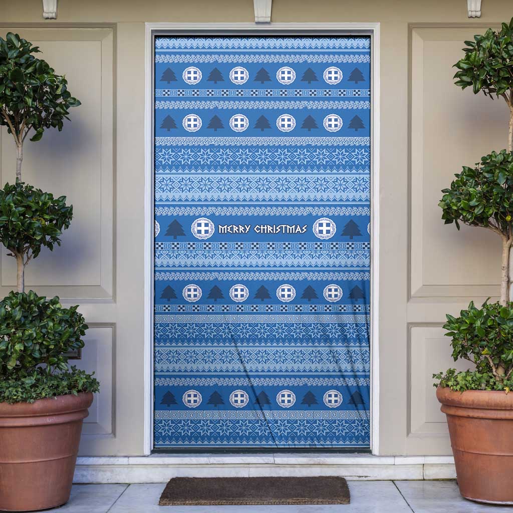 Greece Christmas Door Cover The Twelve Gods Of Olympus - Wonder Print Shop