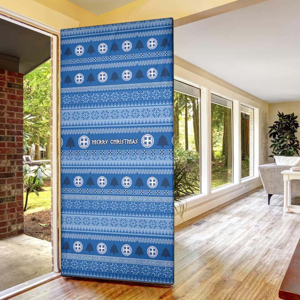 Greece Christmas Door Cover The Twelve Gods Of Olympus - Wonder Print Shop