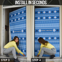 Greece Christmas Door Cover The Twelve Gods Of Olympus - Wonder Print Shop