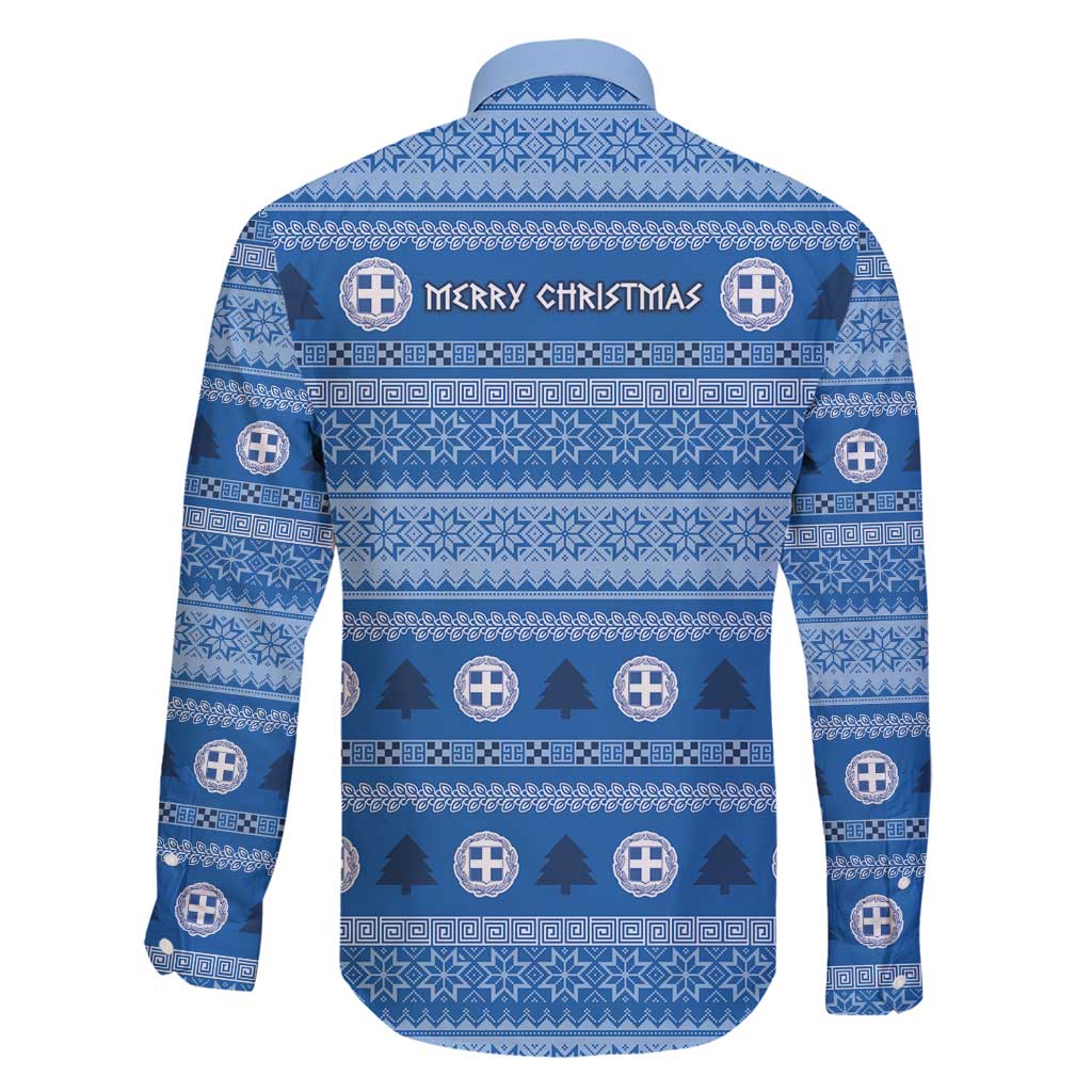 Greece Christmas Family Matching Long Sleeve Bodycon Dress and Hawaiian Shirt The Twelve Gods Of Olympus - Wonder Print Shop