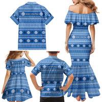 Greece Christmas Family Matching Mermaid Dress and Hawaiian Shirt The Twelve Gods Of Olympus - Wonder Print Shop