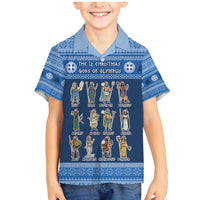 Greece Christmas Family Matching Mermaid Dress and Hawaiian Shirt The Twelve Gods Of Olympus - Wonder Print Shop