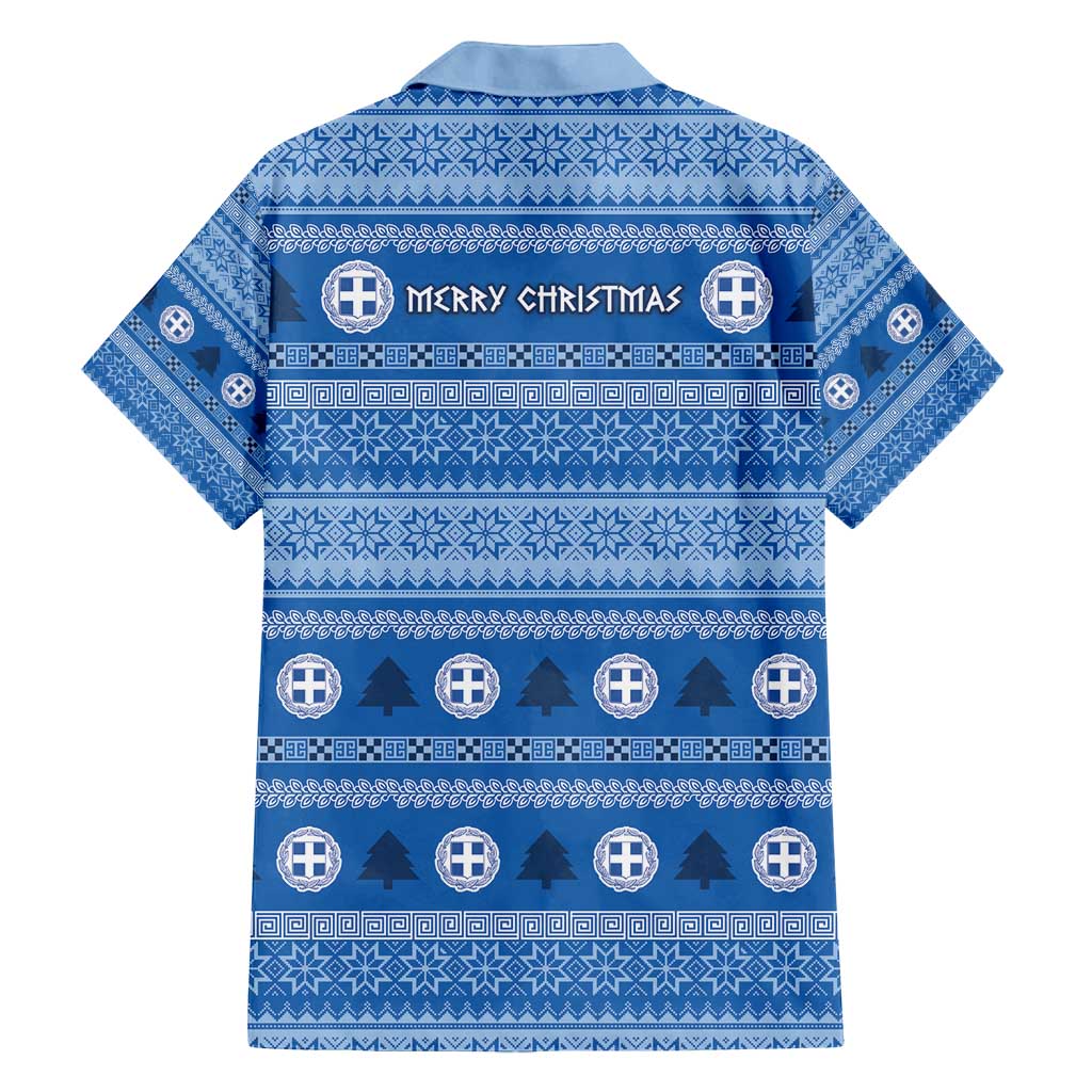 Greece Christmas Family Matching Off Shoulder Short Dress and Hawaiian Shirt The Twelve Gods Of Olympus - Wonder Print Shop