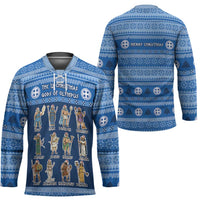 Greece Christmas Hockey Jersey The Twelve Gods Of Olympus - Wonder Print Shop