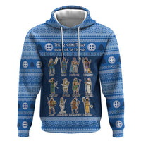 Greece Christmas Hoodie The Twelve Gods Of Olympus - Wonder Print Shop