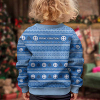 Greece Christmas Kid Ugly Christmas Sweater The Twelve Gods Of Olympus - Wonder Print Shop