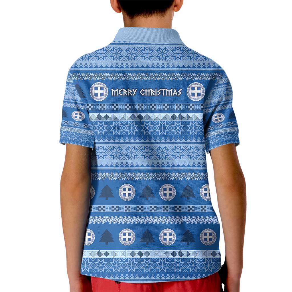 Greece Christmas Kid Polo Shirt The Twelve Gods Of Olympus - Wonder Print Shop