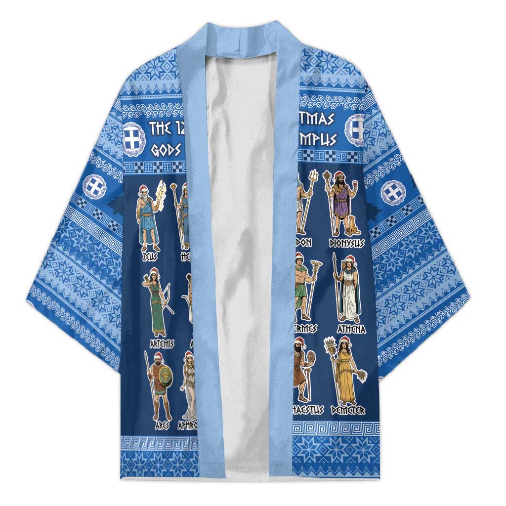 Greece Christmas Kimono The Twelve Gods Of Olympus - Wonder Print Shop