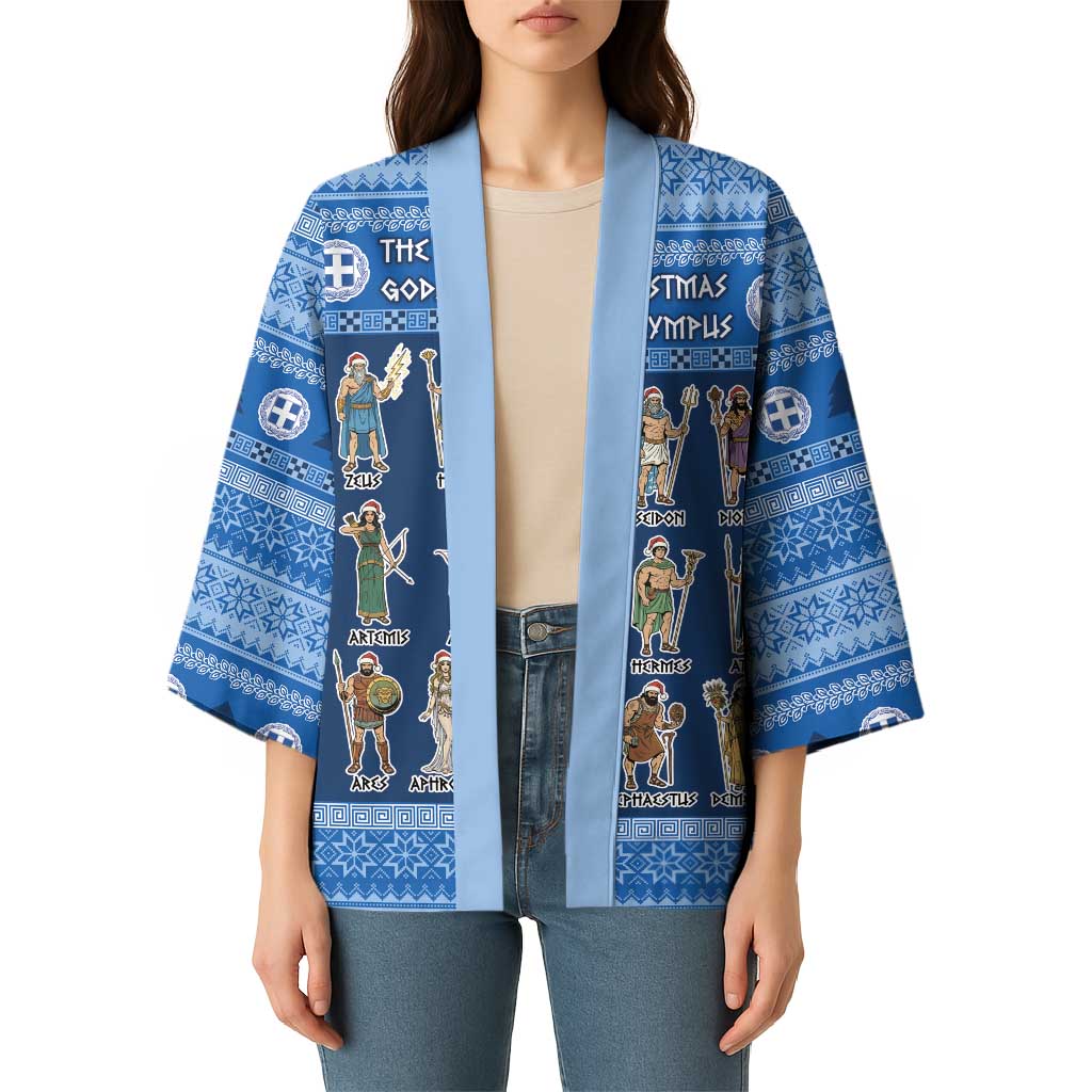 Greece Christmas Kimono The Twelve Gods Of Olympus - Wonder Print Shop