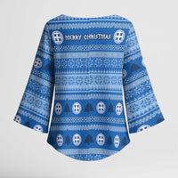 Greece Christmas Kimono Sleeve Blouse The Twelve Gods Of Olympus - Wonder Print Shop