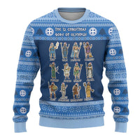 Greece Christmas Ugly Christmas Sweater The Twelve Gods Of Olympus - Wonder Print Shop