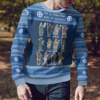 Greece Christmas Ugly Christmas Sweater The Twelve Gods Of Olympus - Wonder Print Shop