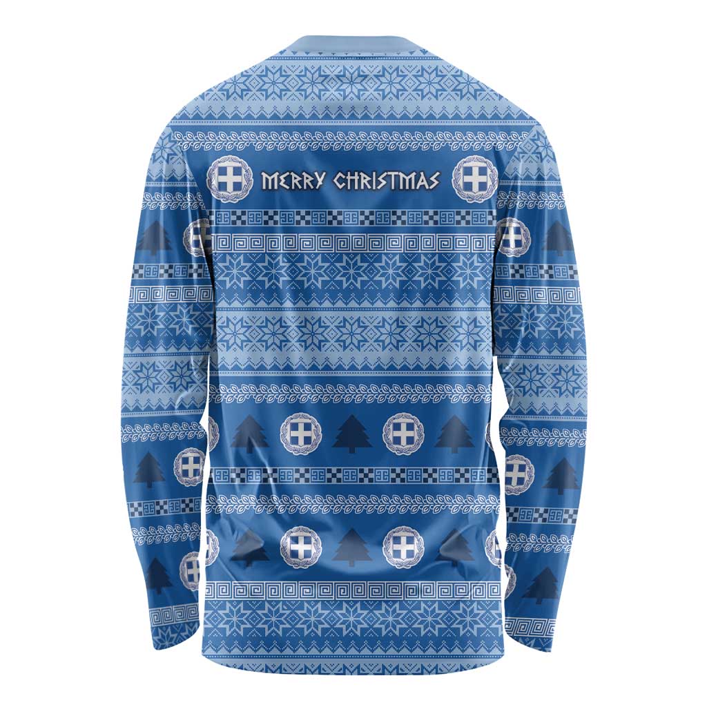 Greece Christmas Long Sleeve Shirt The Twelve Gods Of Olympus - Wonder Print Shop