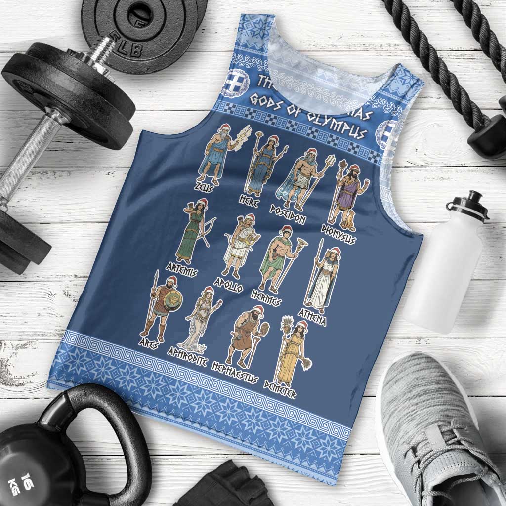 Greece Christmas Men Tank Top The Twelve Gods Of Olympus - Wonder Print Shop