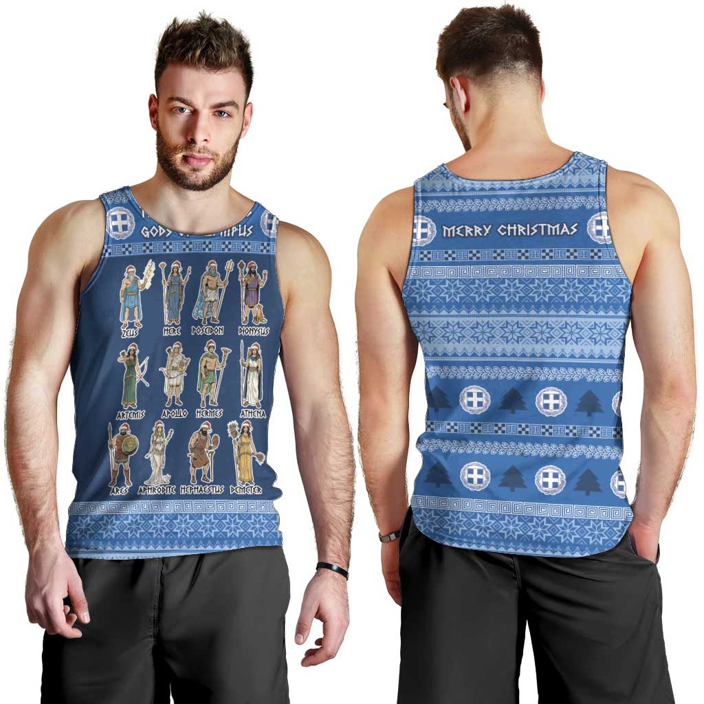 Greece Christmas Men Tank Top The Twelve Gods Of Olympus - Wonder Print Shop