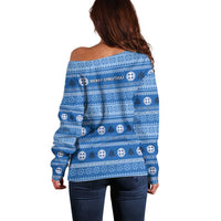 Greece Christmas Off Shoulder Sweater The Twelve Gods Of Olympus - Wonder Print Shop
