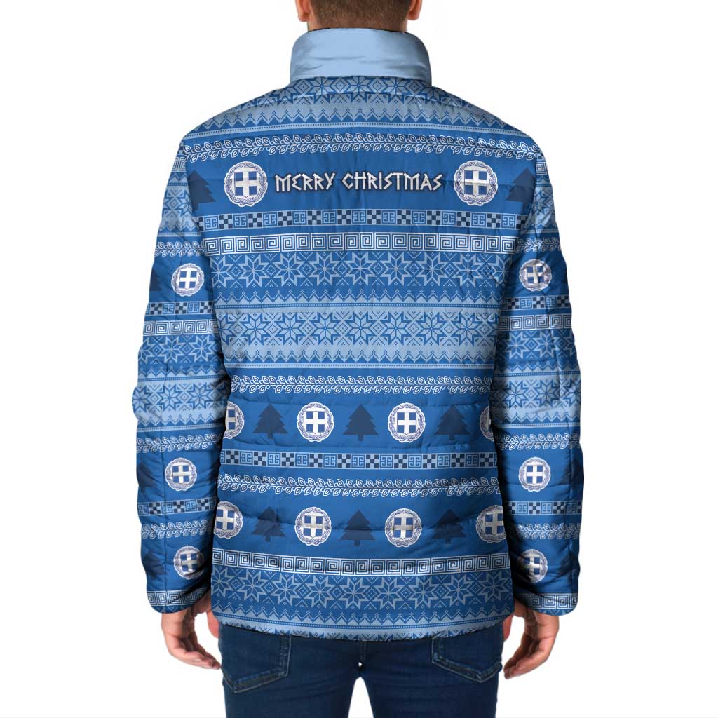 Greece Christmas Padded Jacket The Twelve Gods Of Olympus - Wonder Print Shop