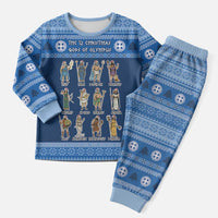 Greece Christmas Pajama Set The Twelve Gods Of Olympus - Wonder Print Shop