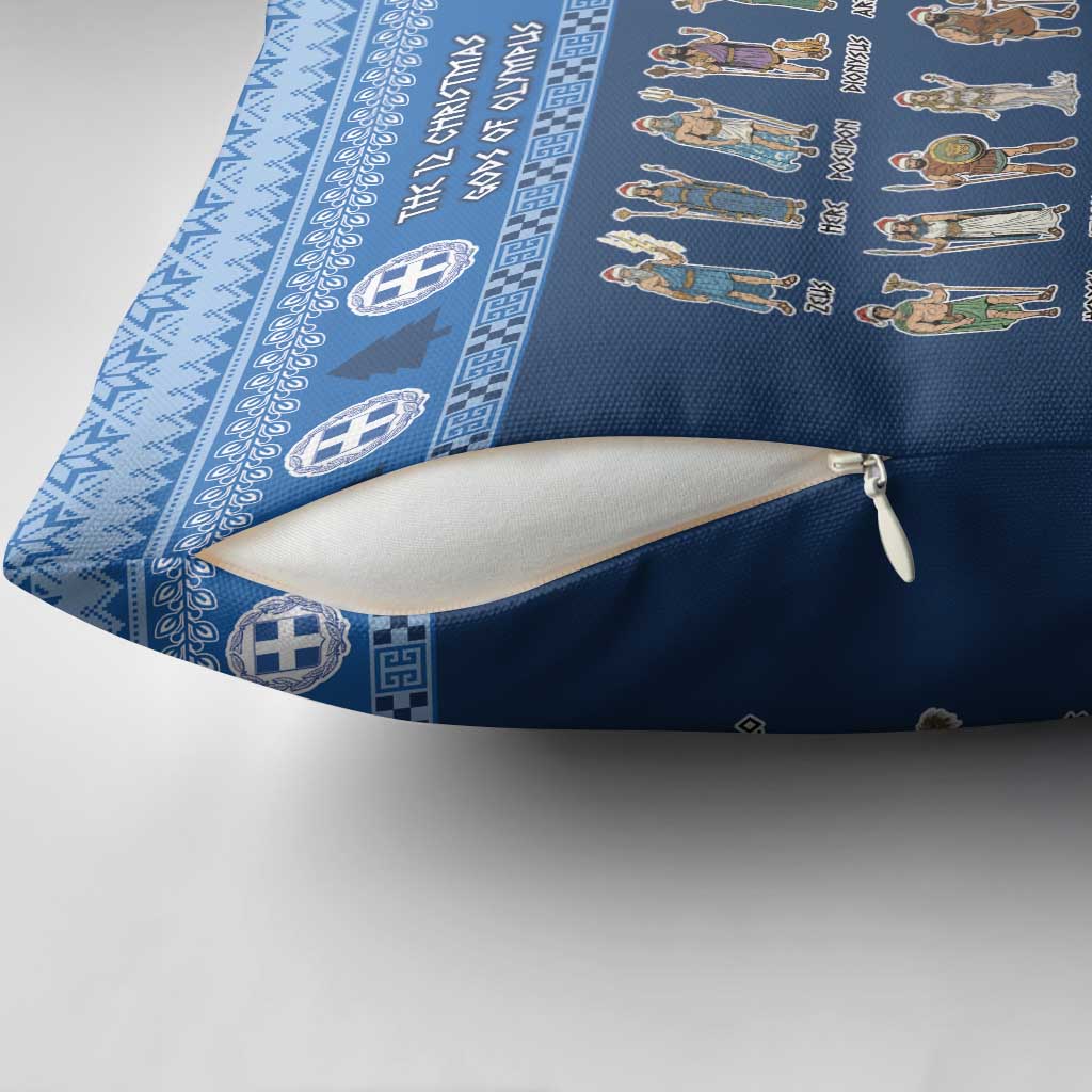 Greece Christmas Pillow Cover The Twelve Gods Of Olympus - Wonder Print Shop