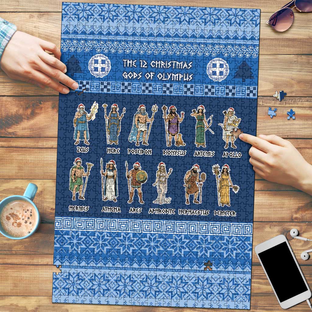 Greece Christmas Puzzle The Twelve Gods Of Olympus - Wonder Print Shop