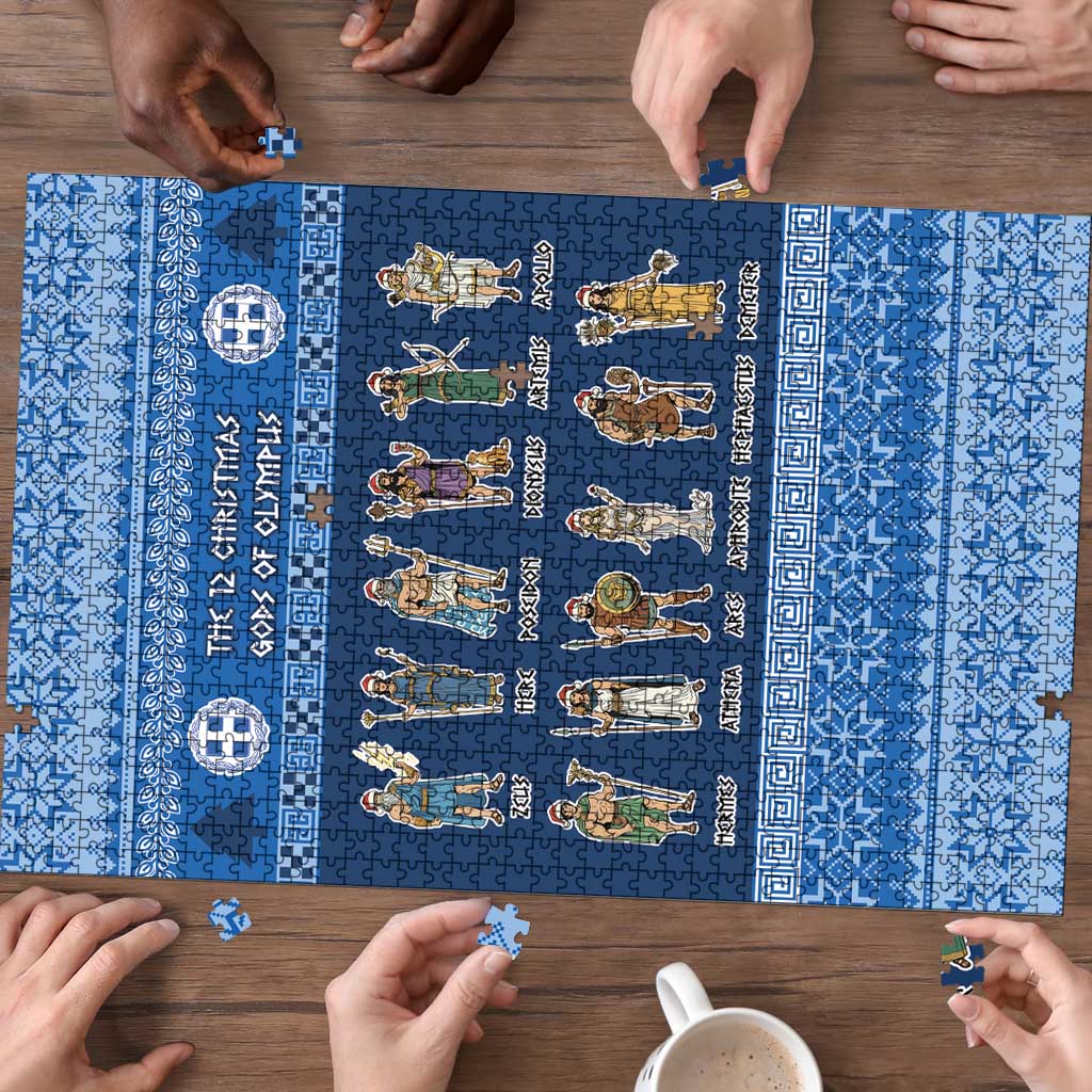 Greece Christmas Puzzle The Twelve Gods Of Olympus - Wonder Print Shop