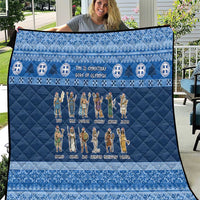 Greece Christmas Quilt The Twelve Gods Of Olympus - Wonder Print Shop