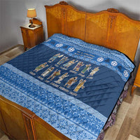 Greece Christmas Quilt The Twelve Gods Of Olympus - Wonder Print Shop