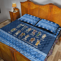 Greece Christmas Quilt Bed Set The Twelve Gods Of Olympus - Wonder Print Shop