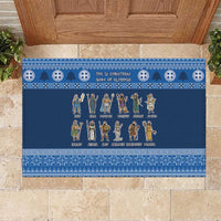 Greece Christmas Rubber Doormat The Twelve Gods Of Olympus - Wonder Print Shop