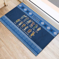 Greece Christmas Rubber Doormat The Twelve Gods Of Olympus - Wonder Print Shop