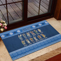 Greece Christmas Rubber Doormat The Twelve Gods Of Olympus - Wonder Print Shop
