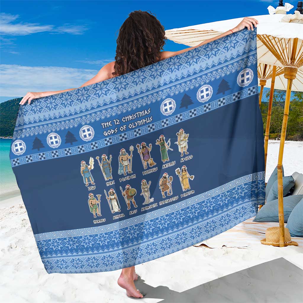 Greece Christmas Sarong The Twelve Gods Of Olympus - Wonder Print Shop