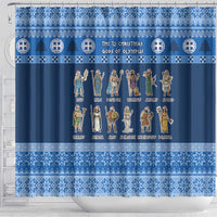 Greece Christmas Shower Curtain The Twelve Gods Of Olympus - Wonder Print Shop