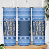 Greece Christmas Skinny Tumbler The Twelve Gods Of Olympus - Wonder Print Shop