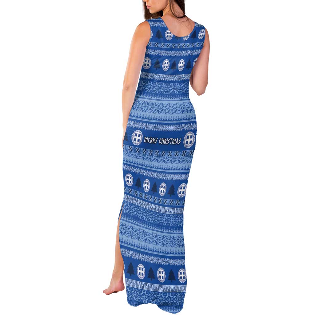 Greece Christmas Tank Maxi Dress The Twelve Gods Of Olympus - Wonder Print Shop