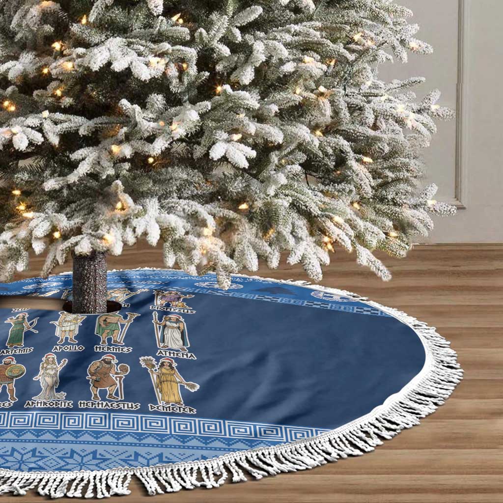 Greece Christmas Tree Skirt The Twelve Gods Of Olympus - Wonder Print Shop
