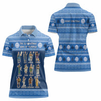 Greece Christmas Women Polo Shirt The Twelve Gods Of Olympus - Wonder Print Shop