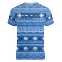 Greece Christmas Women V-Neck T-Shirt The Twelve Gods Of Olympus - Wonder Print Shop